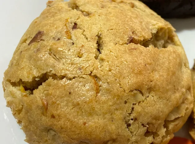 Cookie Laranja com nozes