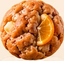 Cookie Laranja com nozes