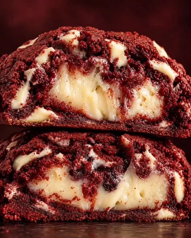 Cookie red velvet recheado